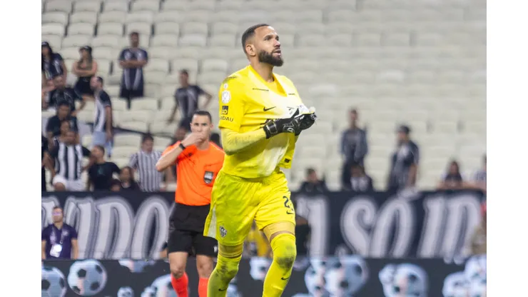CE - FORTALEZA - 13/05/2026 - COPA DO BRASIL 2026, CEARA X ATLETICO - Weverson goleiro do Atletico comemora durante partida contra o Ceara no estadio Castelao pelo campeonato Copa Do Brasil 2026. Foto: Lucas Emanuel/AGIF