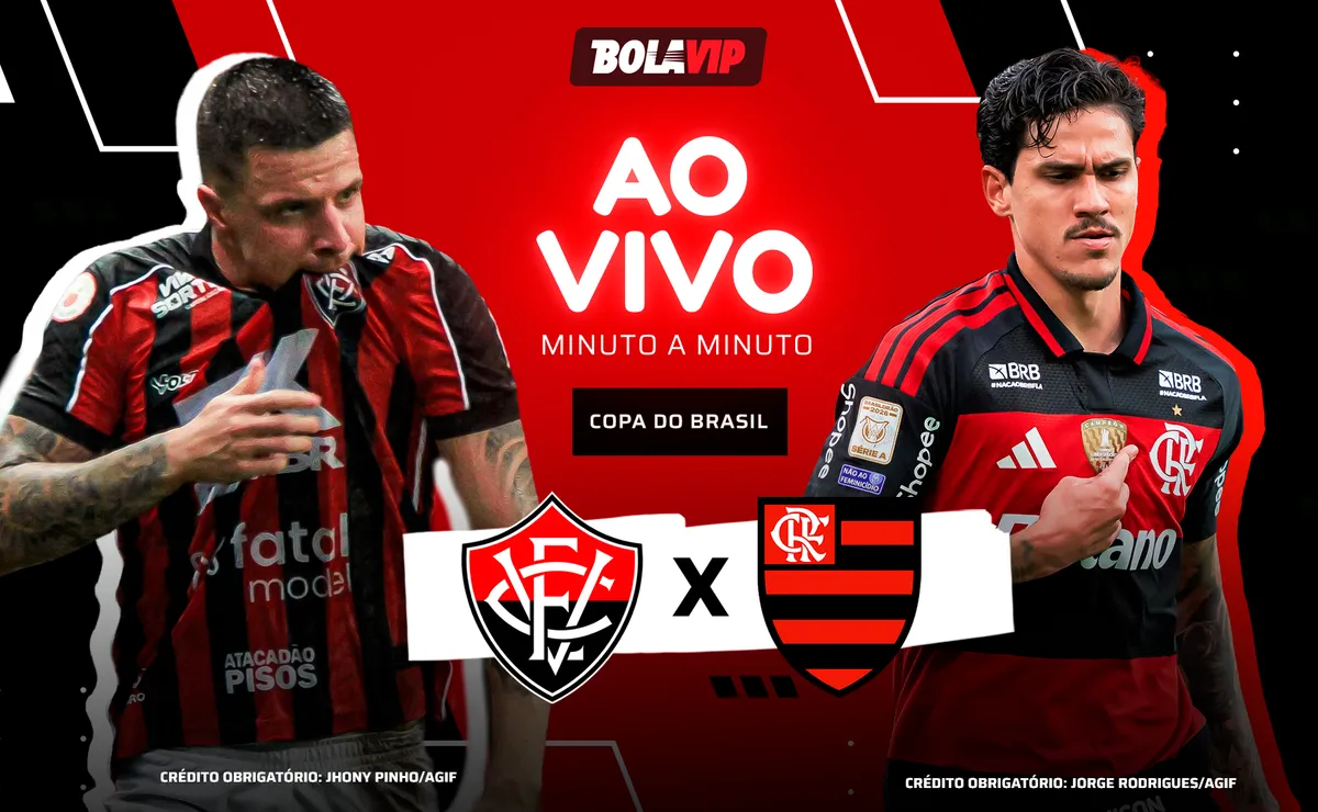 Vitória x Flamengo AO VIVO e GRÁTIS – Onde assistir jogo em tempo real pela Copa do Brasil