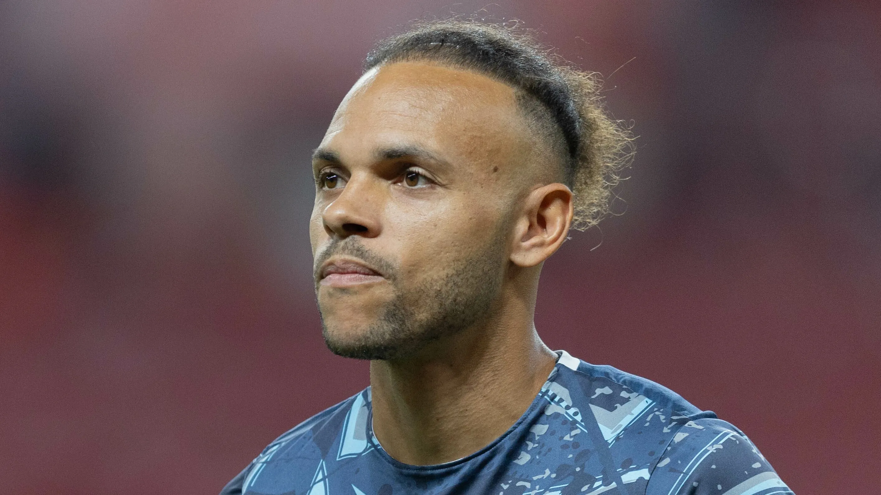 Braithwaite jogador do Gremio durante partida contra o Internacional no estadio Beira-Rio pelo campeonato Brasileiro A 2026. Foto: Liamara Polli/AGIF