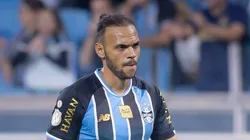 Martin Braithwaite jogador do Gremio durante partida contra o Confianca no estadio Arena do Gremio pelo campeonato Copa Do Brasil 2026. Foto: Maxi Franzoi/AGIF