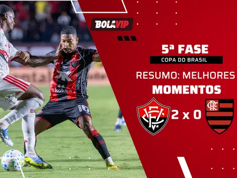 Vitória vence o Flamengo e elimina os cariocas da Copa do Brasil