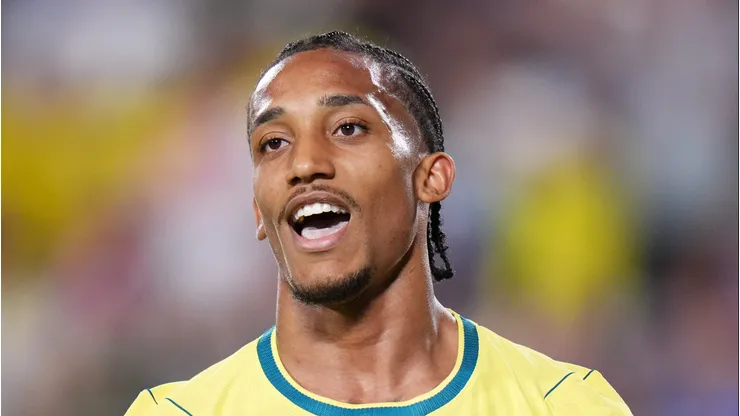 João Pedro durante partida entre Brasil e Croácia