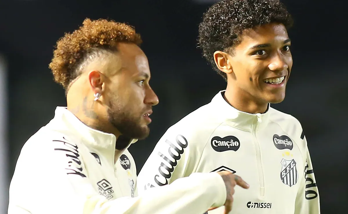 Robinho Jr não tem rejeição no Santos após confusão recente com Neymar