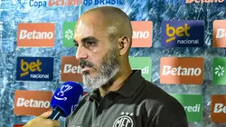 Rafael Guanaes durante partida entre Mirassol x Bragantino