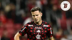 Saúl jogador do Flamengo durante partida pela equipe