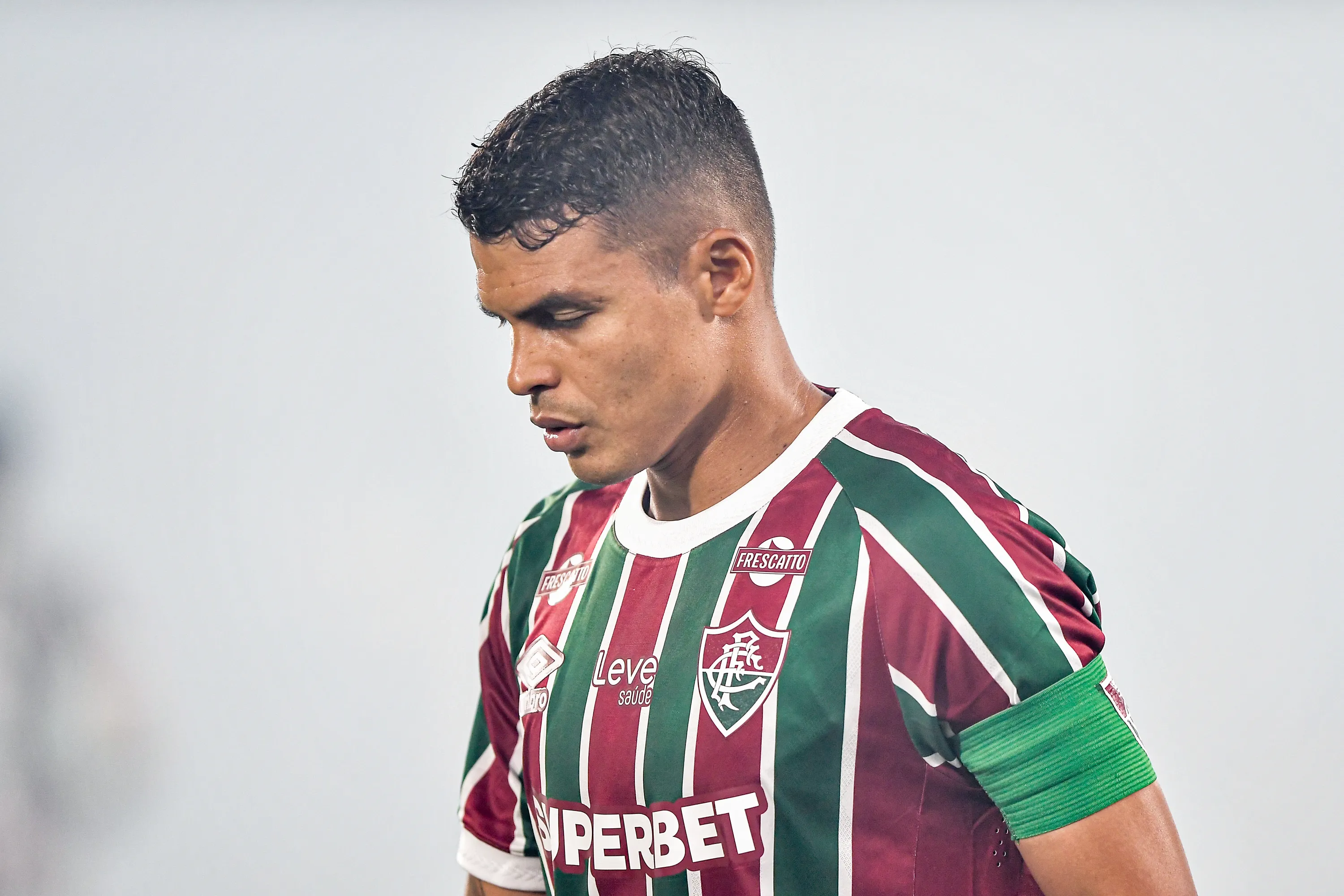 – Thiago Silva jogador ex-Fluminense durante partida contra o Vasco no estadio Maracana pelo campeonato Copa Do Brasil 2025. Foto: Thiago Ribeiro/AGIF