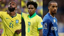 Possíveis camisa 9 da Seleção Brasileira na Copa. Foto: Jasper Wax/Julio Aguilar/Kevork Djansezian/Getty Images