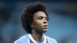 Willian durante partida do Imortal na Arena, em Porto Alegre.