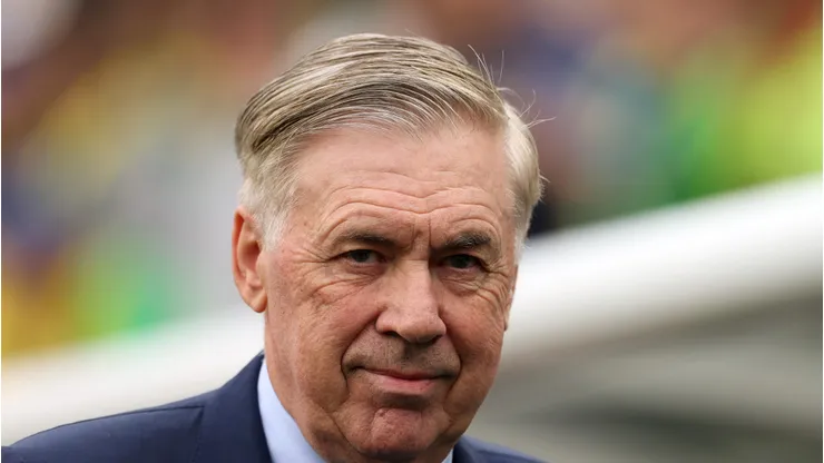 Carlo Ancelotti antes de partida do Brasil contra a França.