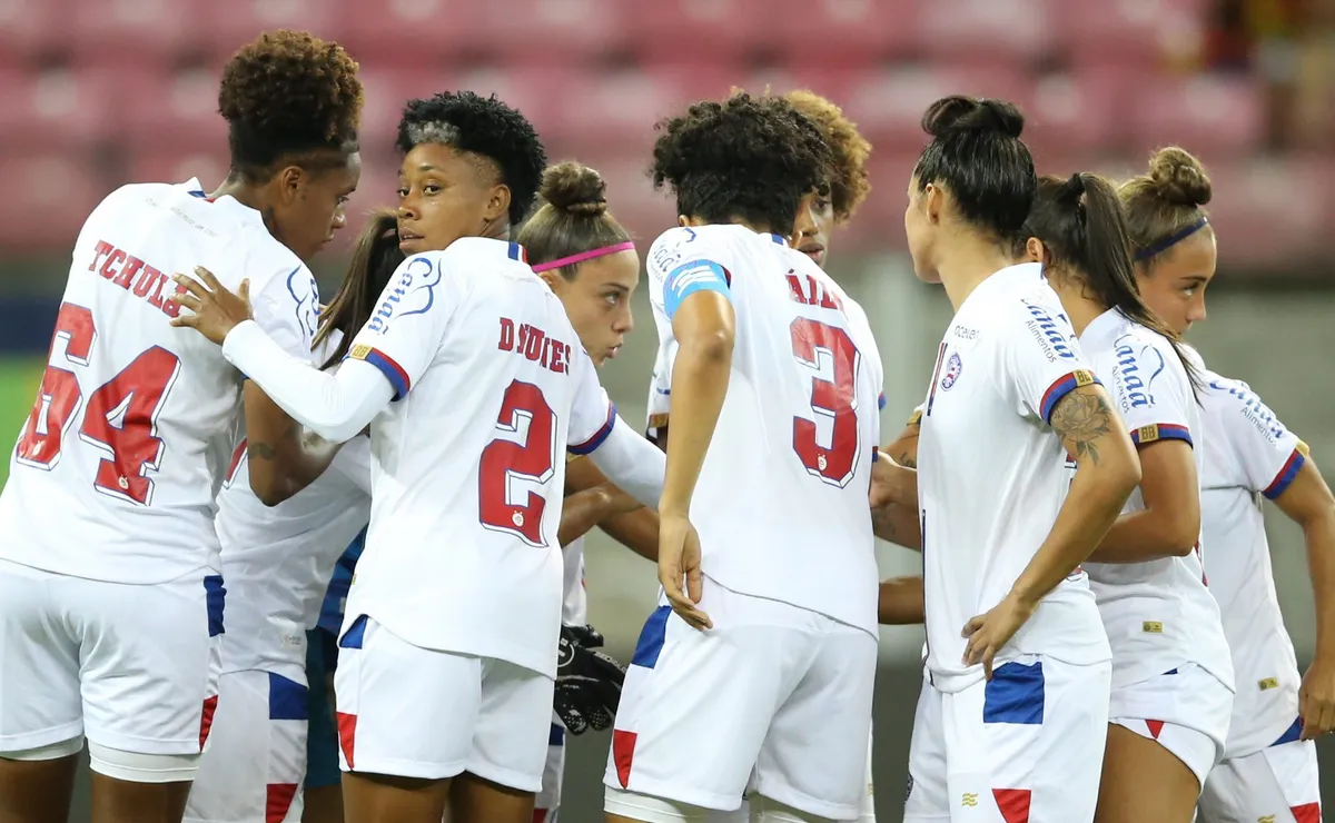 Bahia finaliza preparação para confronto direto contra o Internacional pelo Brasileirão Feminino