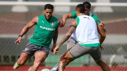 Hulk em primeiro treino com o elenco — Foto: Marcelo Gonçalves / Fluminense FC