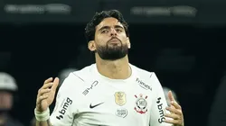 YURI ALBERTO jogador do Corinthians comemora seu gol durante partida contra o Barra no estadio Arena Corinthians pelo campeonato Copa Do Brasil 2026. Foto: Joisel Amaral/AGIF