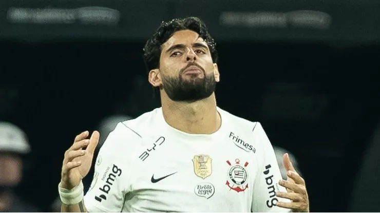 YURI ALBERTO jogador do Corinthians comemora seu gol durante partida contra o Barra no estadio Arena Corinthians pelo campeonato Copa Do Brasil 2026. Foto: Joisel Amaral/AGIF