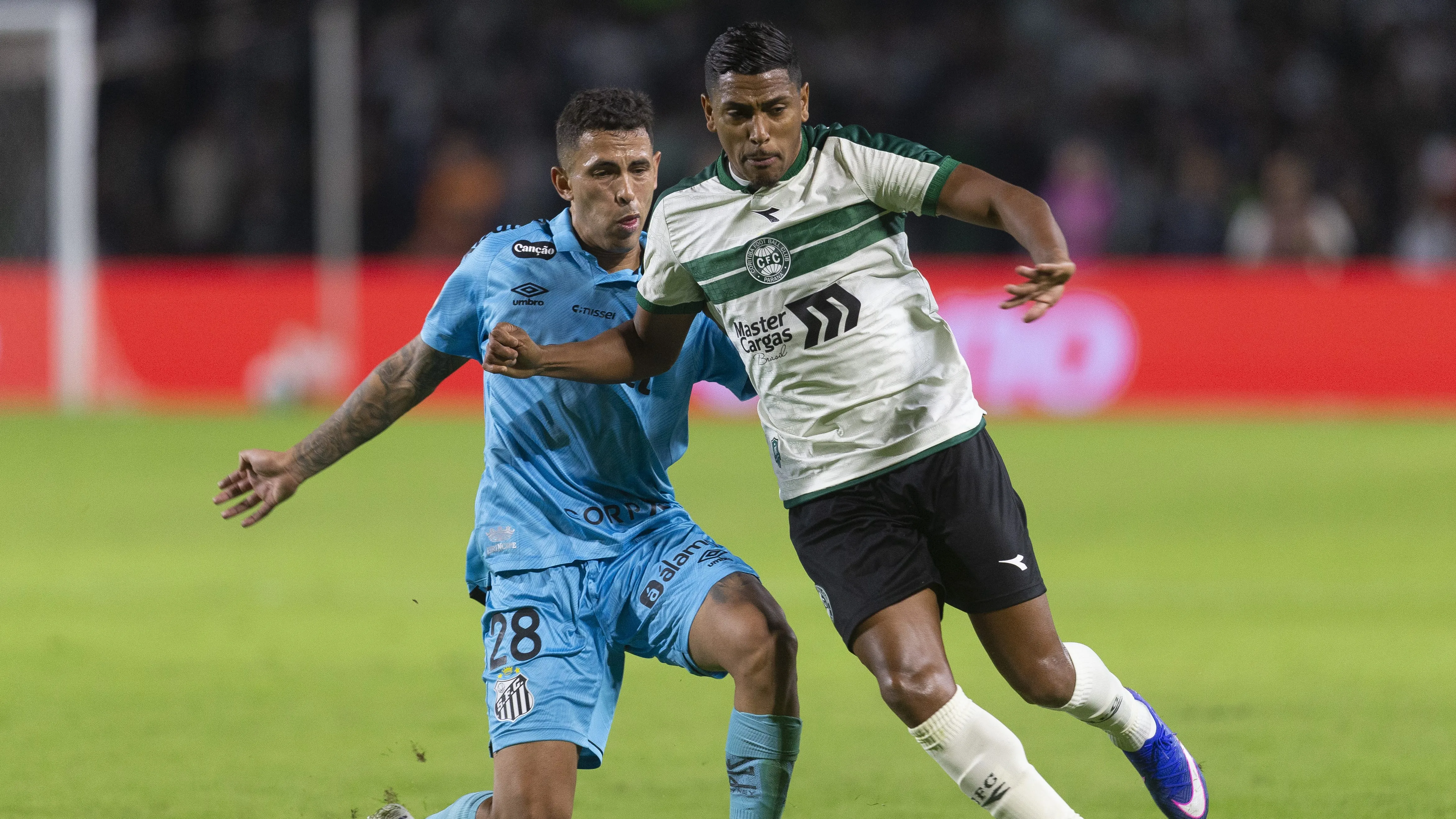 Coritiba x Santos. Foto: Hedeson Alves/AGIF