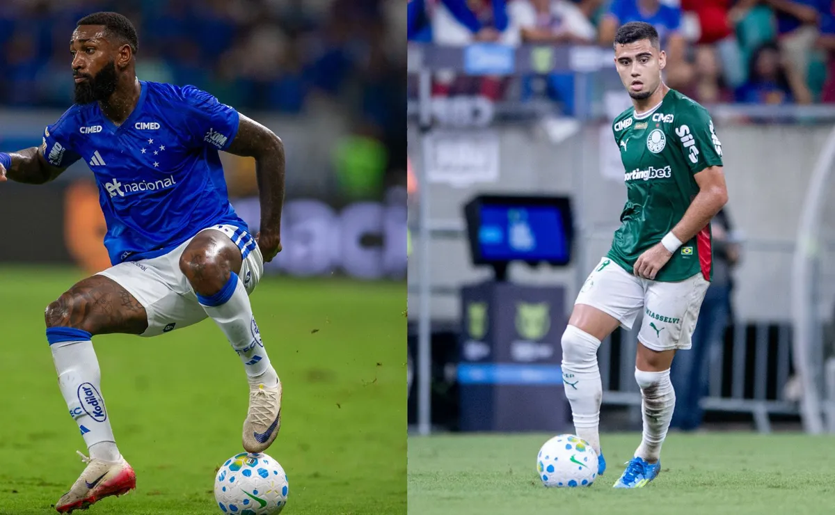 Andreas Pereira e Gerson se enfrentam pela primeira vez em Palmeiras x Cruzeiro