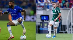 Andreas Pereira e Gerson se enfrentam pela primeira vez em Palmeiras x Cruzeiro — Foto Isabela AzineAGIF - Jhony PinhoAGIF