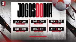 Jogos de hoje (1705) Brasileirão, futebol europeu e rodada cheia no domingo