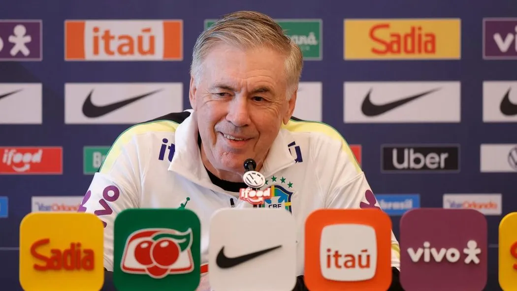 Ancelotti. Foto: Rafael Ribeiro/CBF