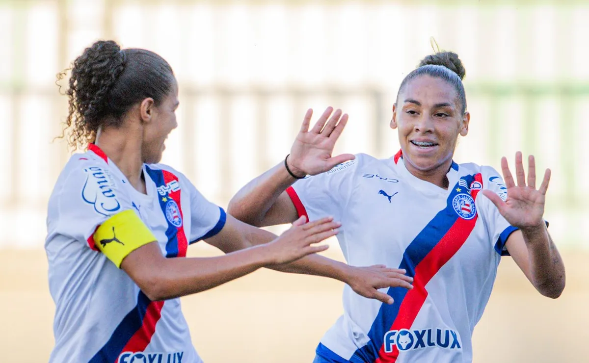 Bahia volta a vencer, acaba com sequência de vitórias do Internacional e sobe na tabela do Brasileirão Feminino