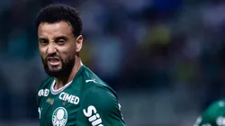 Felipe Anderson em campo pelo Palmeiras. Foto: Ettore Chiereguini/AGIF