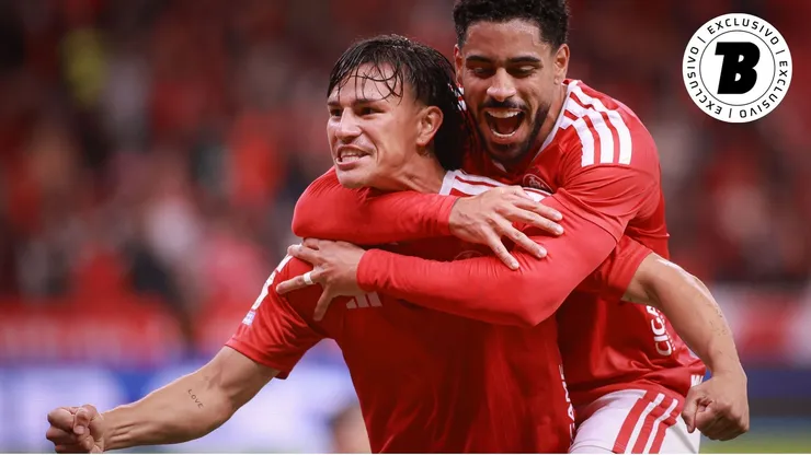 Matheus Bahia revela 'segredo' do sucesso da parceria com Bernabei no Internacional após goleada. Foto: Maxi Franzoi/AGIF