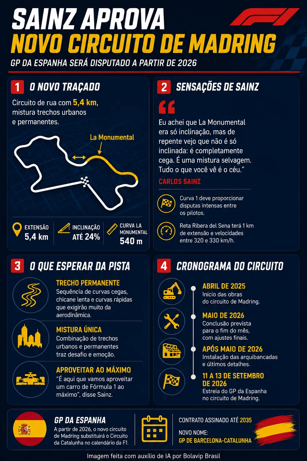 Infográfico sobre o tema da matéria – Foto: gerada com auxílio de IA pelo Bolavip Brasil