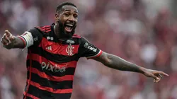 Gerson ex-jogador do Flamengo comemora gol durante partida contra o Juventude no estadio Maracana pelo campeonato Brasileiro A 2024. Foto: Thiago Ribeiro/AGIF