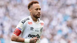 Neymar jogador do Santos durante partida contra o Coritiba no estadio Arena Corinthians pelo campeonato Brasileiro A 2026. Foto: Marcello Zambrana/AGIF