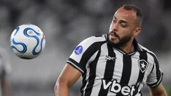 Arthur Cabral jogador do Botafogo durante partida contra o Racing. Foto: Thiago Ribeiro/AGIF