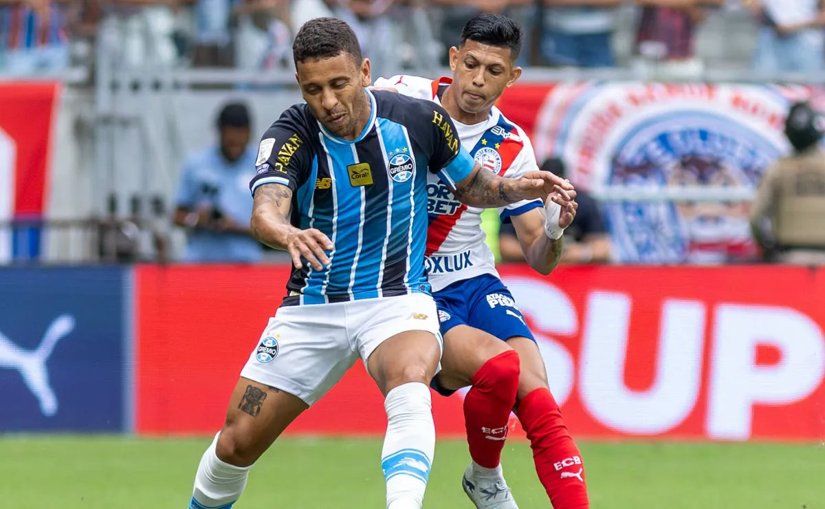 Grêmio segura pressão, empata com o Bahia na Fonte Nova e soma ponto importante no Brasileirão