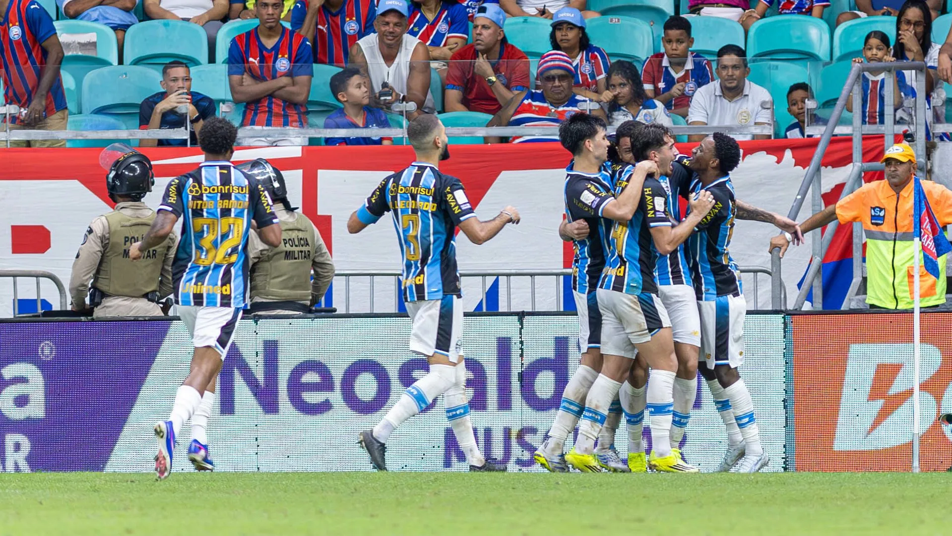 Jogadores do Grêmio