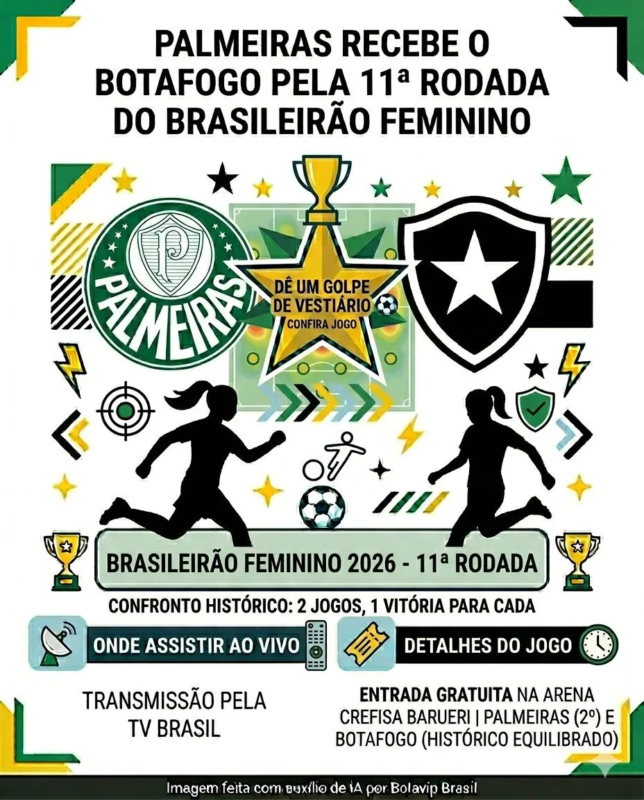 Infográfico gerado por Inteligência Artificial/Bolavip Brasil