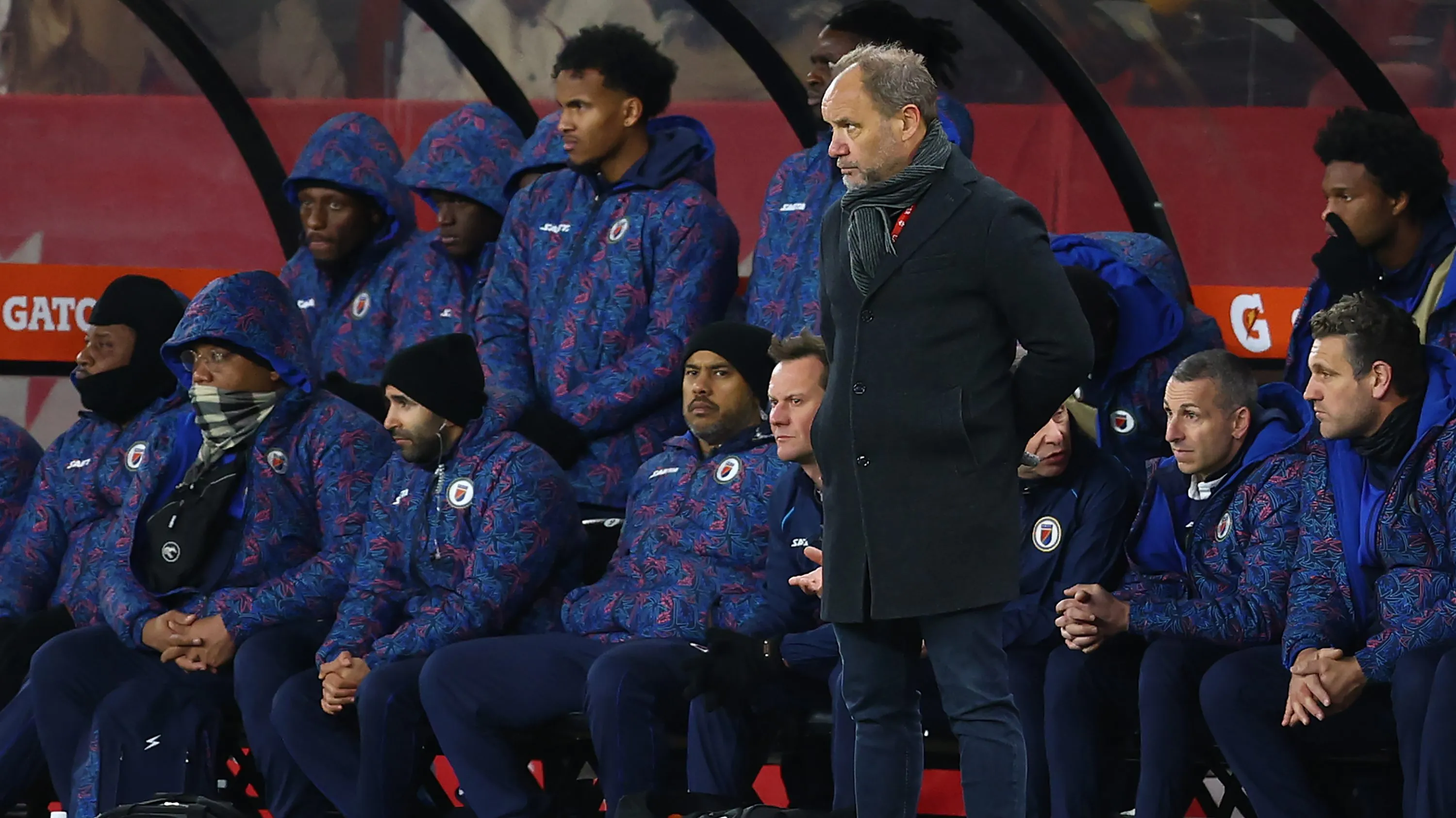 Migné, técnico do Haiti.  (Photo by Vaughn Ridley/Getty Images)
