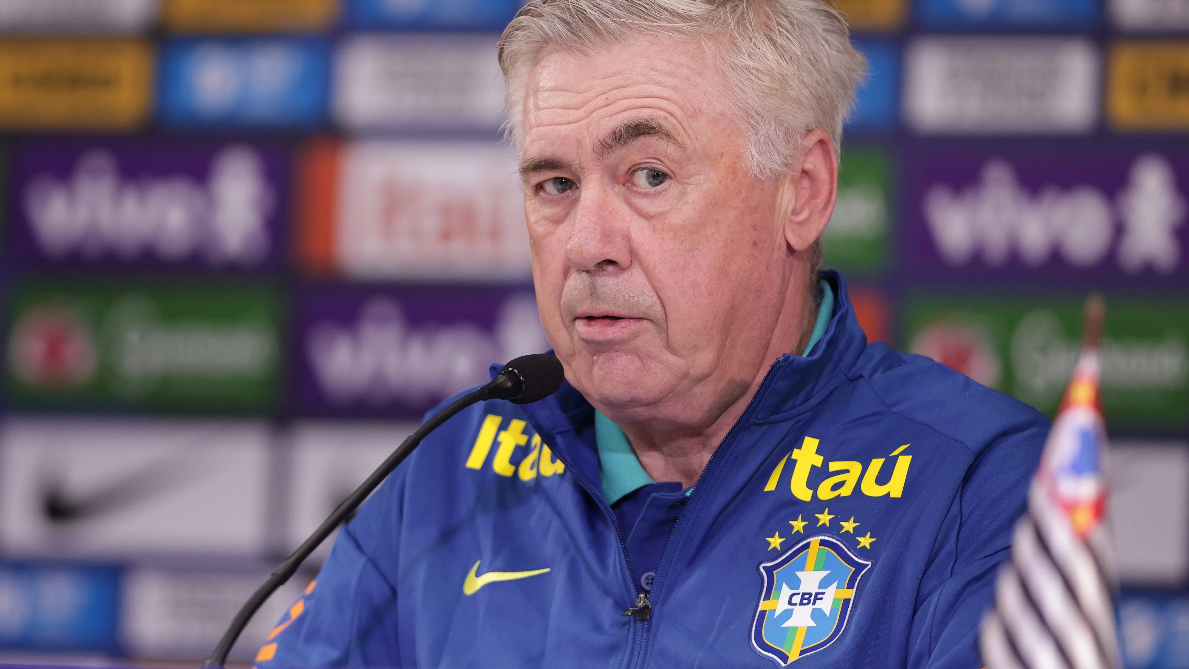 Ancelotti mantém o mistério so bre Neymar, mas as chances de convocação são grandes – Foto: Ettore Chiereguini/AGIF