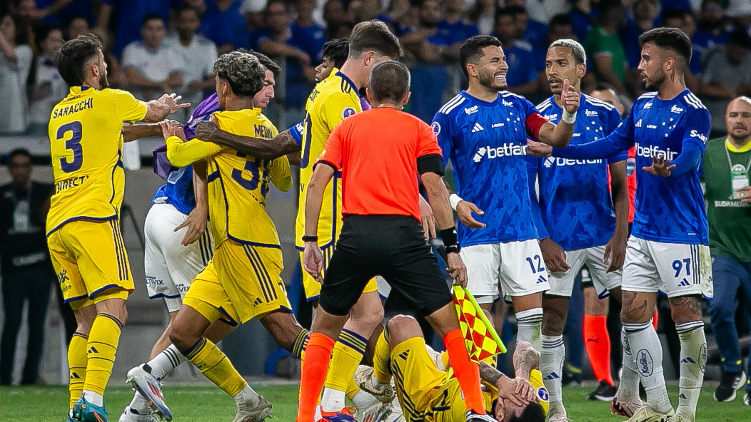 Boca x Cruzeiro. Foto: Fernando Moreno/AGIF