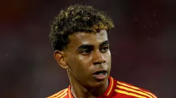Lamine Yamal pela Espanha. Foto: Lars Baron/Getty Images