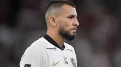 Junior Alonso jogador do Atletico-MG durante partida contra o Fluminense no estadio Maracana pelo campeonato Brasileiro A 2026. Foto: Thiago Ribeiro/AGIF