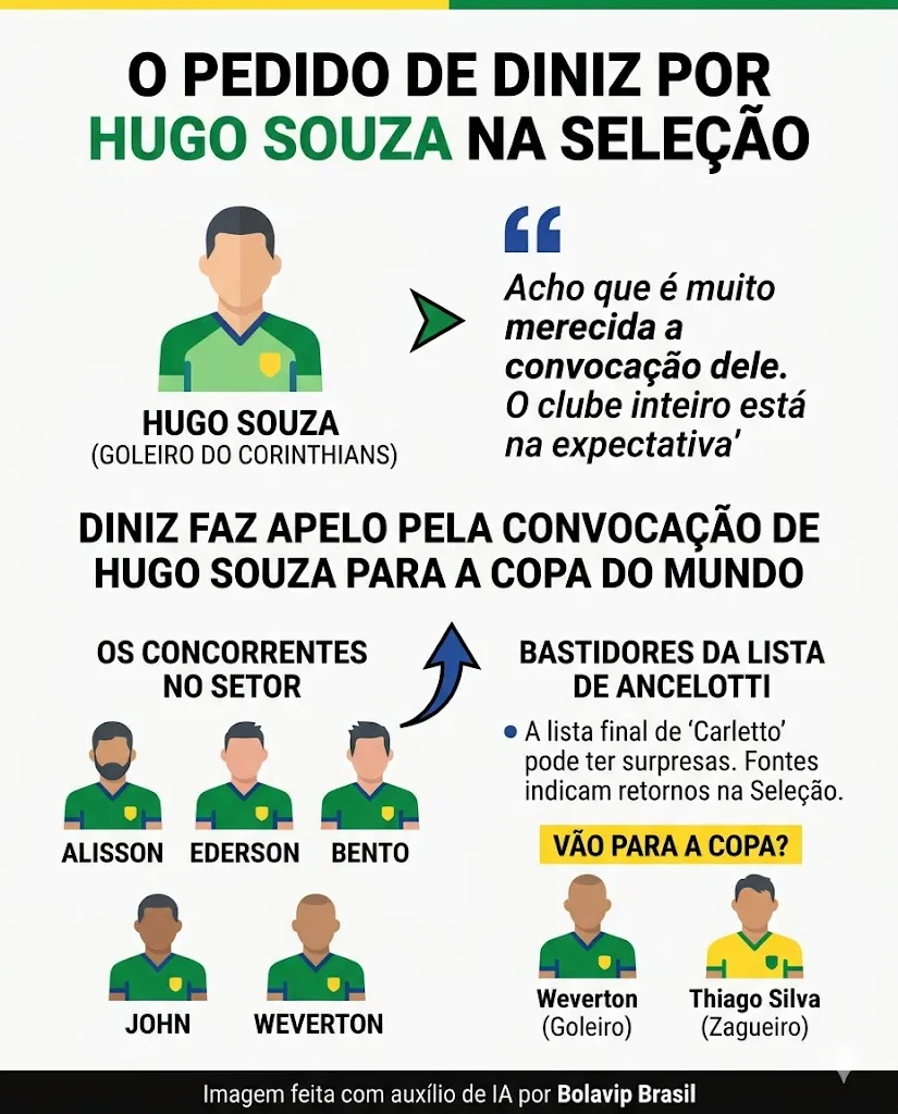 Infográfico - Foto: gerada com auxílio de IA pelo Bolavip Brasil.