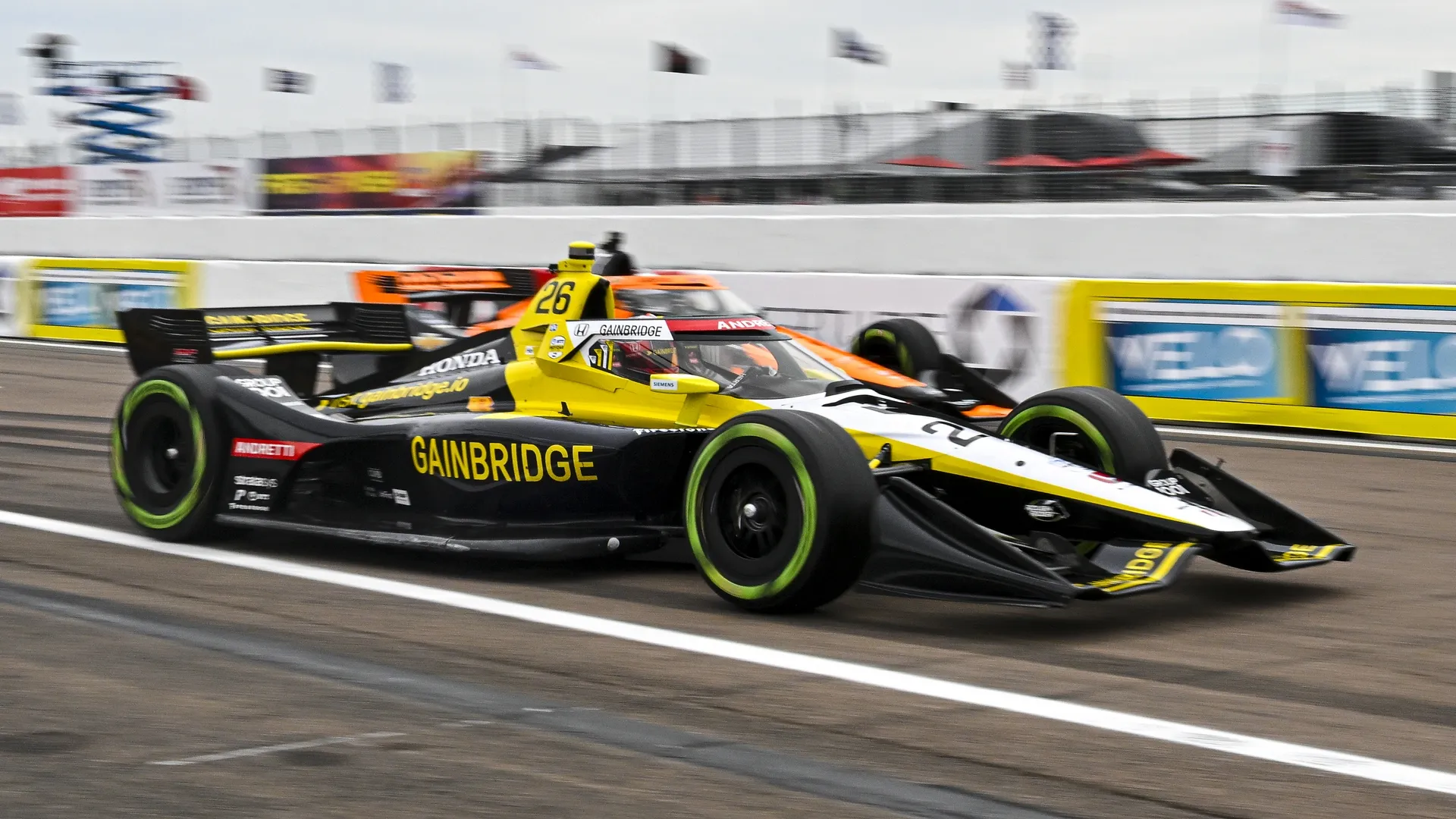Colton Herta na Indy no ano passado – Foto: Miguel J. Rodriguez Carrillo/Getty Images