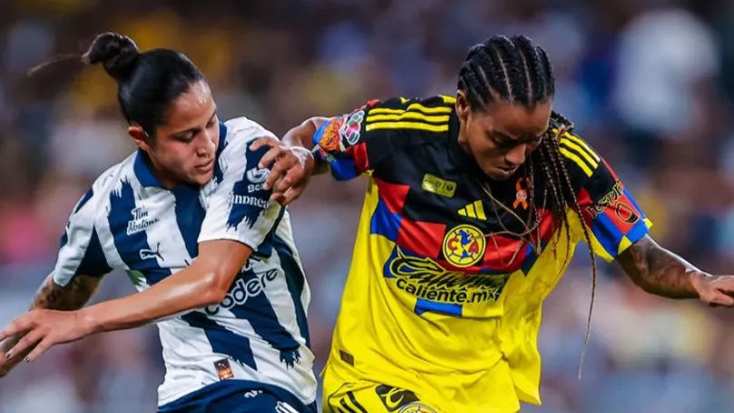 Geyse, atacante, em campo pelo América na final da Liga MX
