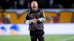 Leonardo Jardim tecnico do Flamengo durante partida contra o Vitoria no estadio Barradao pelo campeonato Copa Do Brasil 2026. Foto: Jhony Pinho/AGIF