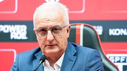 Dorival Jr. durante sua apresentacao oficial como tecnico em coletiva de imprensa realizada no CT Barra Funda. Foto: Marcello Zambrana/AGIF