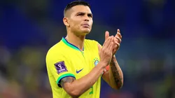 Thiago Silva defendendo a Seleção Brasileira. (Photo by Buda Mendes/Getty Images)