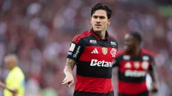 Pedro jogador do Flamengo comemora seu gol durante partida contra o Vasco no estadio Maracana pelo campeonato Brasileiro A 2026. Foto: Jorge Rodrigues/AGIF
