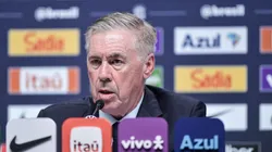 Ancelotti durante a coletiva