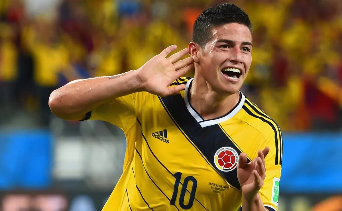 James Rodríguez liderou a melhor campanha da Seleção Colombiana na história das Copas do Mundo