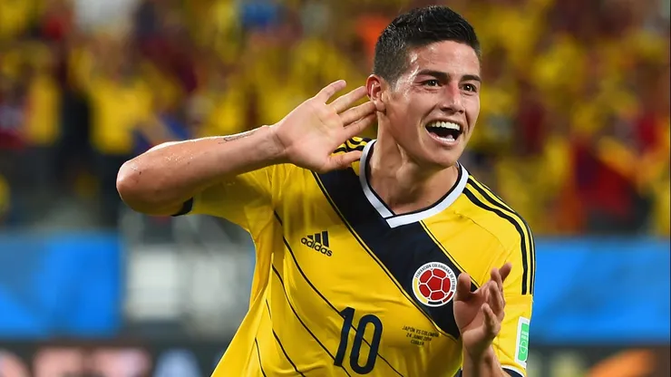 James Rodríguez foi o artilheiro da Copa do Mundo de 2014 (Photo by Christopher Lee)