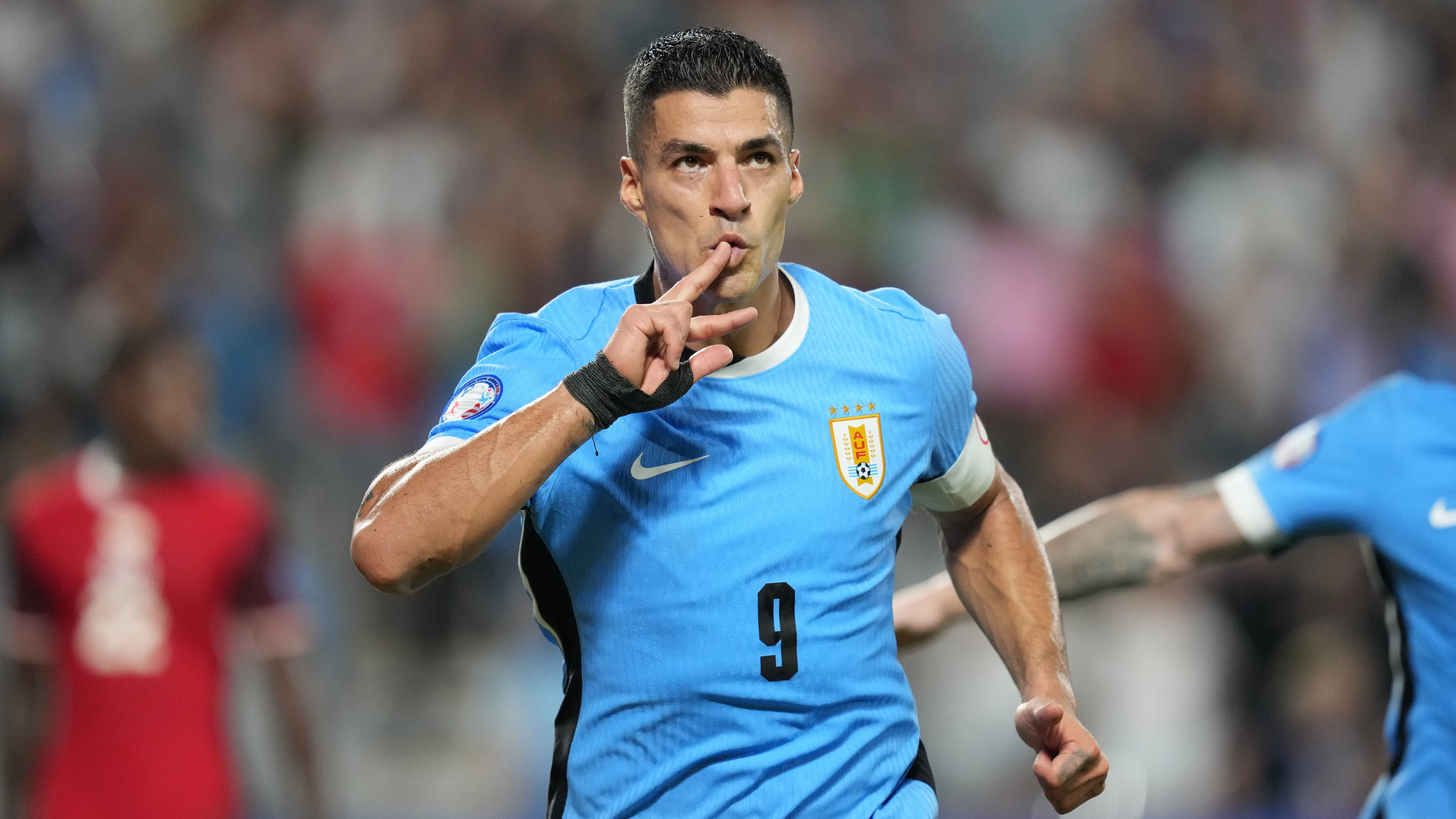 Luis Suárez no Uruguai – Foto: Grant Halverson/Getty Images)