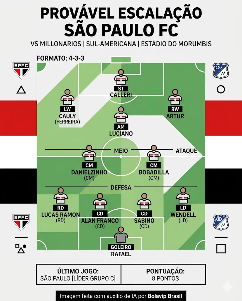 Infográfico - Foto: gerada com auxílio de IA pelo Bolavip Brasil.