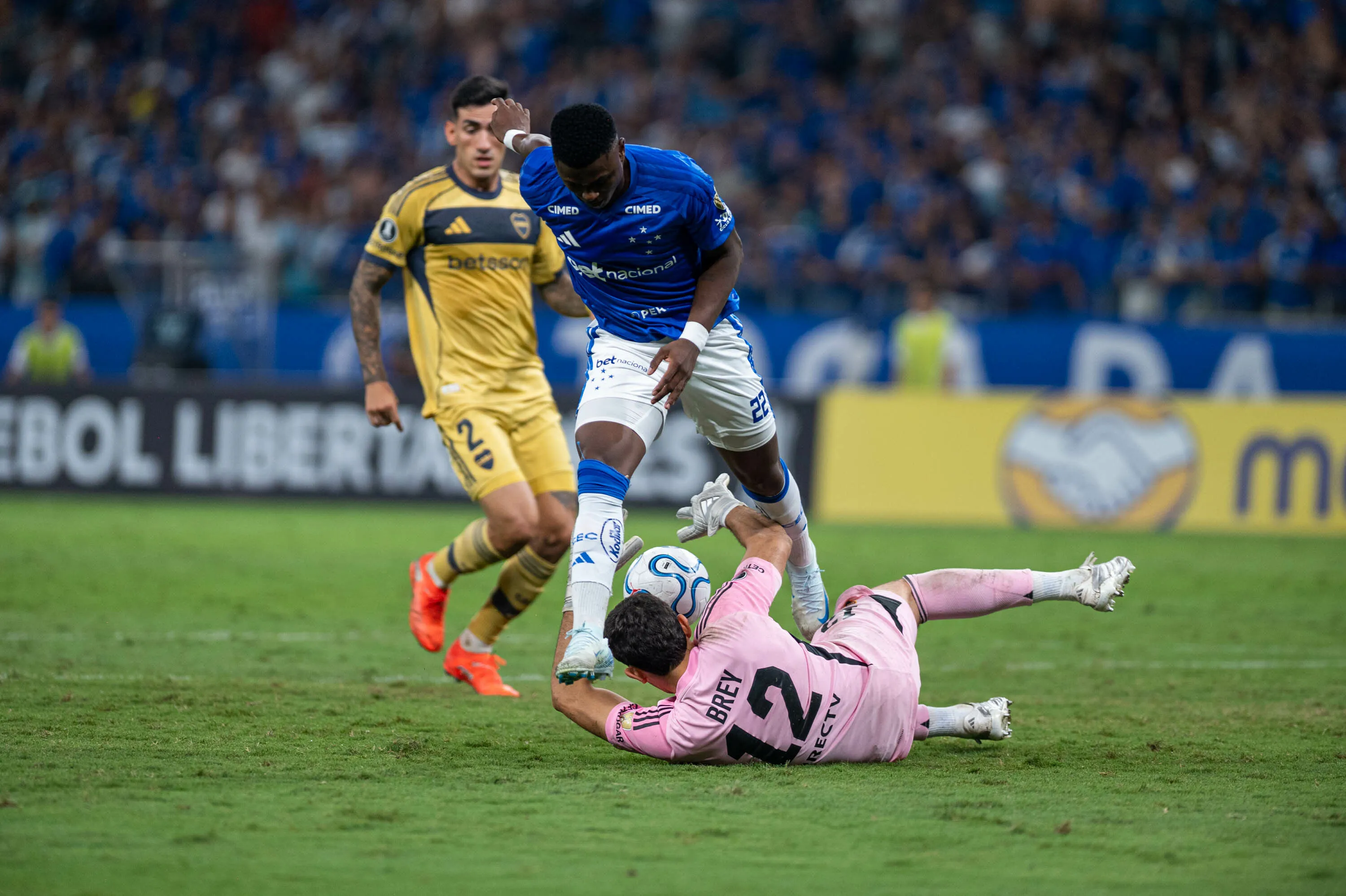 Cruzeiro venceu o Boca no Mineirão. Foto: Alessandra Torres/AGIF